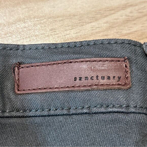 Sanctuary Admiral Skinny Utility Pants Fatigue Olive Green Size 27 - Picture 7 of 12